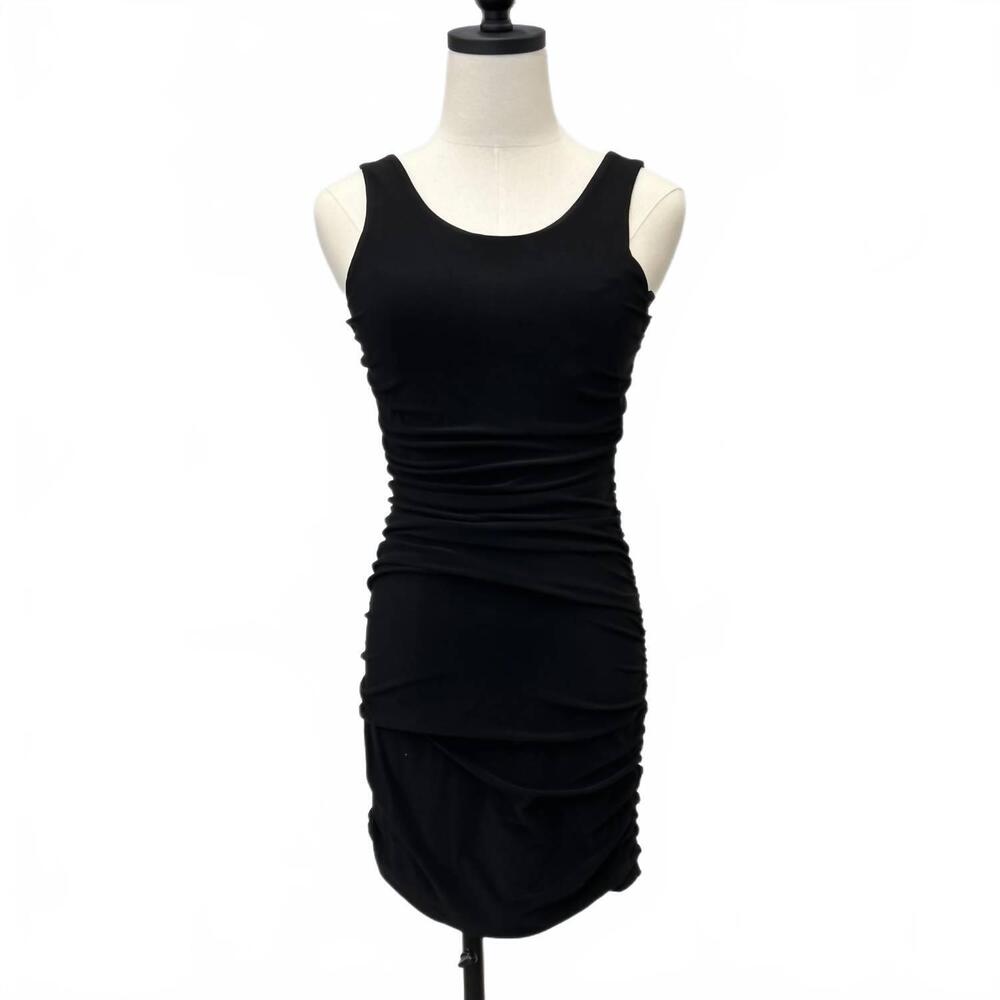 NEW KATIE J NYC aiden mini dress in black